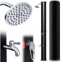 Vingo - Douche solaire extérieure avec douche de pied Douche de jardin Piscine 35L (avec couvercle de protection)