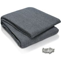 Vingo - swanew Esterilla para tienda Toldo impermeable esterilla camping suelo tienda exterior lona picnic manta caravana ,Gris,300x500CM