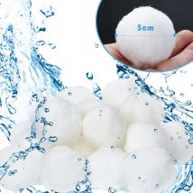 Vingo - Filter Balls Boules filtrantes 700 g, balles filtrantes piscine pour filtre à sable-Blanc
