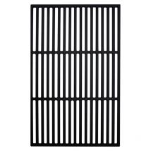 Vingo - Grille de cuisson en fonte Carrée 42x28cm émaillée Grille de barbecue Barbecue à gaz