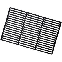 Vingo - Grille de barbecue carrée en fonte émaillée 60x40cm Pour barbecue à gaz grille de cuisson