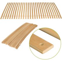 Lattenrost 90x100cm für Bett Hochwertiger Bettgestell 28 Latten Birken