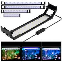 VINGO LED Lampe Éclairage pour Poisson Plantes, Lumière Blanc Rouge Bleu de Rampe Aquarium, Economiser energie,25W,90-95cm