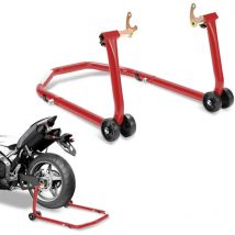 Swanew Motorradständer für Vorderrad 300 kg Frontheber Motorradheber Front Schwarz