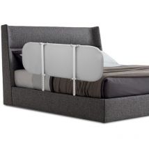 Vingo - swanew Protector de cama plegable, 150cm, regulable en altura Protector de cuna Protector de cama portátil para viajar Fácil montaje, gris