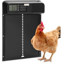 Vingo - swanew Puerta automática para gallinero con temporizador y modo manual y pantalla LCD,con protección de ventilación, IPX4 impermeable,