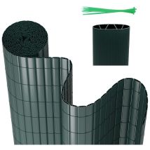 Pvc Sichtschutzmatte UV-Schutz Sichtschutzzaun Balkon Terrasse Windschutz Sichtschutz Outdoor Balkonverkleidung Wetterfest für Balkon Garten Markise