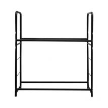 Reifenregal Reifenständer Stahlkonstruktion in Zwei Schichten 107x46x117cm für 8 Reifen Werkstattregal Garagenregal Lagerregale Felgenbaum