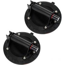 Einfeben - swanew Saugheber 2 Stück Saugheber Glasheber Saugnäpfe Einhandbedienung Glassauger max.120KG Saugheber