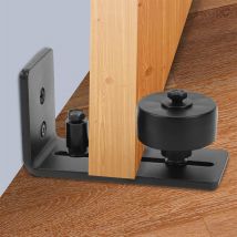 Swanew Schiebetür Wandmontierte Schiebetürsystem Stay Roller Schiebetürbeschlag Verstellbare Hardware