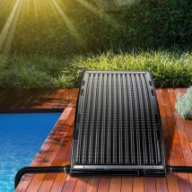 Swanew Solarheizung Wärme Poolheizung Pool Wassererwärmer Sonnenkollektor schwarz