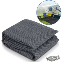 Vingo - Tapis de Camping, Tapis de Haute qualité en pehd, Tapis de Tente, Lavable, antidérapant, Sac de Transport Inclus, 400600CM