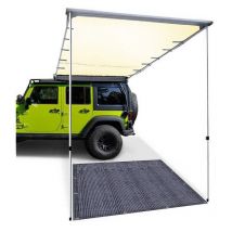 Vingo - Tapis de tente Auvent tapis étanche camping tapis tente sol extérieur tente bâche pique-nique couverture caravane 400x400CM