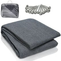 VINGO 2,5 x 2,5 m Tapis de tente camping Tapis de sol pour caravane Tapis d'auvent de Camping