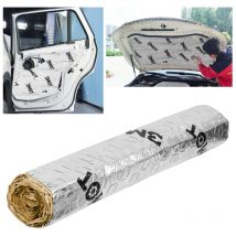 VINGO Tapis d'isolation voiture Tapis Isolant pour Portiere de Voiture Isolation de voiture Isolation sonore Auto-adhésif 50 x 200 cm