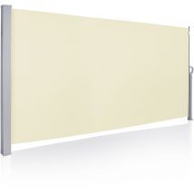 Vingo - Tenda laterale retrattile Tenda laterale del patio all'aperto Protezione della privacy Estensibile Resistente 160x300cm beige