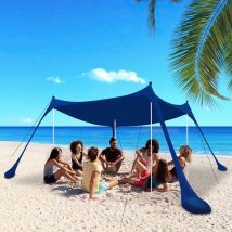 Tente de plage Event Pavillon Stabilitat Strandmuschel Tente de fête Eventpavillon 3x3x2m - Vingo