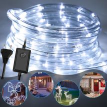 Tube lumineux led Party Barre lumineuse Tube lumineux IP44 Chaîne lumineuse Blanc-30m - blanche - Vingo