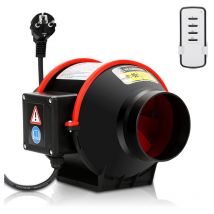Ventilateur de conduit 150 mm ventilateur de salle de bain avec télécommande ventilateur ventilateur mural silencieux ventilateur d'extraction - Vingo