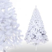 Weihnachtsbaum künstlich 120cm (ø ca.62cm) mit ca.200 Spitzen, Tannenbaum aus Fichte Dekoration, inkl. Kunststoff Christbaum Ständer, Schnellaufbau,