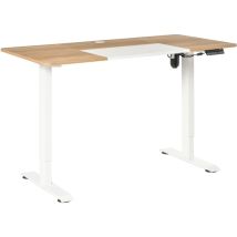 Vinsetto - Höhenverstellbarer Schreibtisch Elektrisch 140 x 70 cm Computertisch mit 4 Memory-Steuerung, 4 tlg. Tischplatte, Steh-Sitz Tisch mit