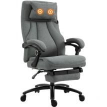 Vinsetto - Executive Office Chair with Vibration Massage Pillow usb Power Wheels
