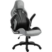 Vinsetto Sedia da Ufficio Poltrona Gaming Girevole Ergonomica Altezza Regolabile