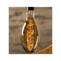 Bombilla Vintage incandescente con filamentos visibles estilo Thomas Edison BT55 / 27 / 40W