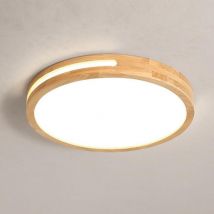 30CM Led Modern Ceiling Lights Indoor Ceiling Lights Wood Ceiling Light For Hallway Bedroom Kitchen Living Room Cold White, 6000K