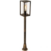 Vintage Outdoor Standing Lamp Antique Gold 100cm IP44 - Charlois