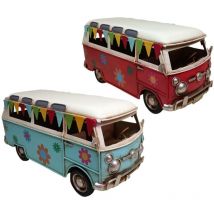 Vintage-Van mit 2 Metalltüren für Sammler und Dekoration, klassisches Modell, ideal als originelles Geschenk