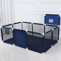 Parc Bébé avec Panier De Basket Parc Bébé pour enfants Parc De Jeux Lavable Adapté à L'intérieur et à L'extérieur 129x190x65cm - Vinteky