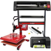 PixMax 38cm Swing Heat Press, Vinyl Cutter, Printer, Weeding Pack