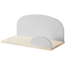 Mensola A Muro Kiddy 45 Cm In Legno Grigio Freddo Vipack