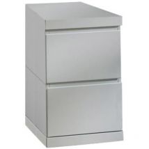 Mobiletto per Scrivania Lara con 2 Cassetti Bianco in Legno Vipack - Bianco