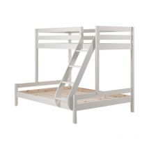 M&s - Vipack Pino 90x200 e 140x200 Letto a castello con molle - Bianco