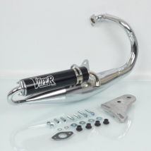 Viper-auspuff Für Peugeot 50 Squab Roller, Verchromt /