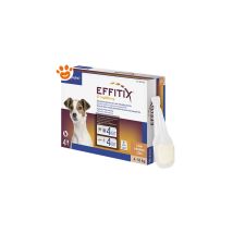 Dog Effitix Spot-on Cani Di Taglia Piccola (4-10kg) Dog Effitix Spot-on Cani Di Taglia Piccola (4-10kg) - Confezione Da 4 Pipette - Virbac
