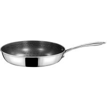 Poêle 28 cm – Acier inoxydable – Revêtement antiadhésif céramique – Made in France – Cuisinox