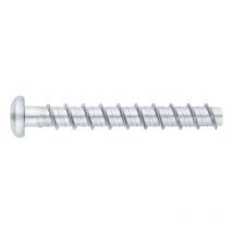 Vis a béton avec recouvrement zingué - Homologué ete Opt.1 - Tête bombée Ø8 x 80 - Boite de 25
