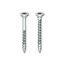 Vis à bois aggloméré Rocket acier zingué tête fraisée empreinte Torx T20 entièrement filetées 4x35 boîte de 500 pièces Rocket