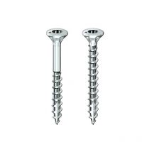 Vis à bois aggloméré Rocket acier zingué tête fraisée empreinte Torx T25 entièrement filetées 5x45 boîte de 500 pièces Rocket