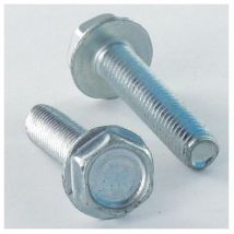 Vis autotaraudeuse Tête hexagonale th Embase collerette Lisse 4X25 Acier zingué-1000 pièces