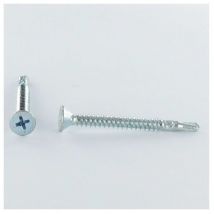Vis autoperceuse Tête fraisée TF Phillips 4.2X32 à AILE Acier zingué-100 pièces