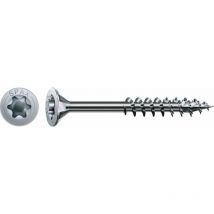 Vis universelle, 4,5 x 30 mm, 200 pièces, filetage partiel, tête fraisée, t-star plus T20, 4CUT, wirox - 0191010450303 - Spax