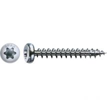 0201010350355 Vis à bois 3.5 mm 35 mm t-star plus acier wirox 1000 pc(s) - Spax