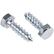 Vis tire-fond, 8mm x 30mm, en Acier ( Prix pour Sachet de 25 )