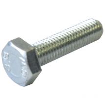 Vis à métaux 8 x 30 mm tête hexagonale zingué (boîte de 100)