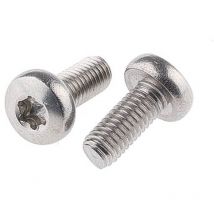 Vis à métaux Rs Pro M2.5 à tête Cylindrique Torx en Acier Inoxydable, 5mm ( Prix pour Sachet de 100 )
