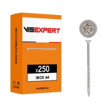 250 Vis À Bois Terrasse Torx A4 Tête Fraisée - Vis Expert
